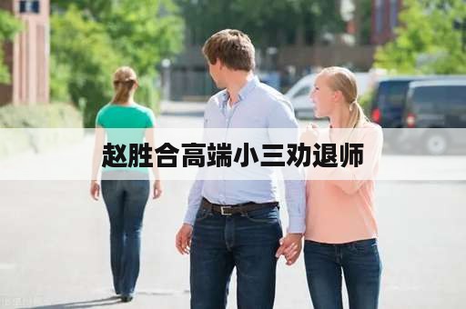 赵胜合高端小三劝退师