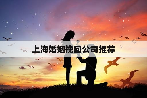 上海婚姻挽回公司推荐